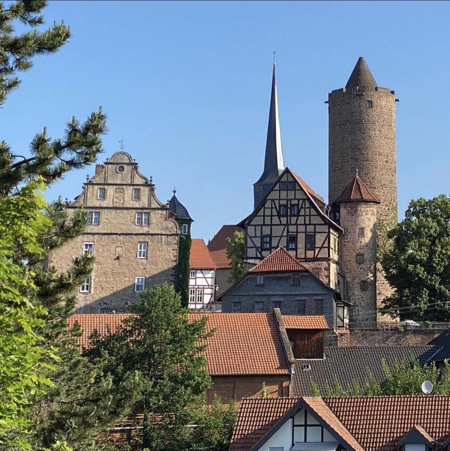 Graefin Anna - Design-Apartment In Der Historischen Hinterburg Schlitz - Nahe Fulda Und Bad Hersfeld Exterior foto